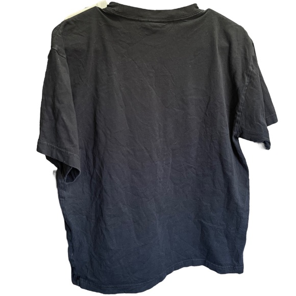 Adidas Men's Grid Trefoil "Black/Shock Pink/Team Royal Blue" Tee Sz Medium - Picture 4 of 5